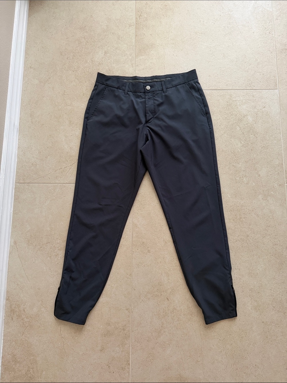 Men's Charcoal Gray Golf Primo Joggers - Picture 1 of 7